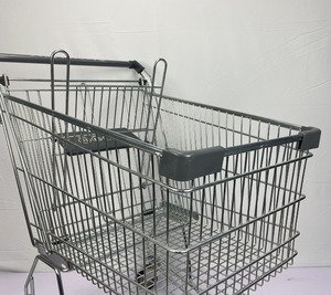 <span class=keywords><strong>4</strong></span> Wielen Australische Stijl 150l Stalen Winkel Supermarkt Winkelwagentje <span class=keywords><strong>Trolley</strong></span> Met Kinderzitje - Product Image 4