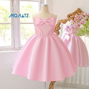 Abito Estivo Rosa per Ragazze, Motivo Floreale, Stile Casual e Formale, Schiena Scoperta, <span class=keywords><strong>Vestito</strong></span> da Principessa per Compleanno, per Bambine 8-12 Anni - Product Image 2