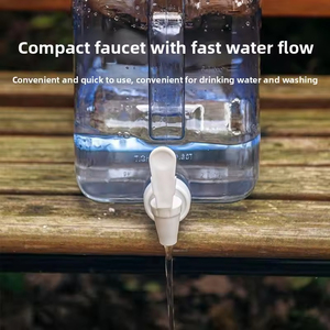 Bouteille carrée en PETG pour le stockage d'eau pour les sports de plein air, le camping, les voyages, avec robinet, pour la maison, le dortoir, réservoir d'eau potable, vaisselle de boisson - Product Image 3