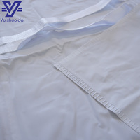 Sac mortuaire YS-CB01 en PVC blanc non stérile Classe I 220x80cm, robuste, avec 6 poignées renforcées et poche transparente pour étiquette d'identification