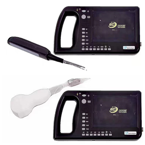 Double sonde haute définition à écran Large pour animaux de compagnie, <span class=keywords><strong>Kit</strong></span> de <span class=keywords><strong>Test</strong></span> de grossesse, Scanner ultrasonique Portable, pour animaux vache, cheval, chèvre, cochon, mouton, chien et chat - Product Image 1