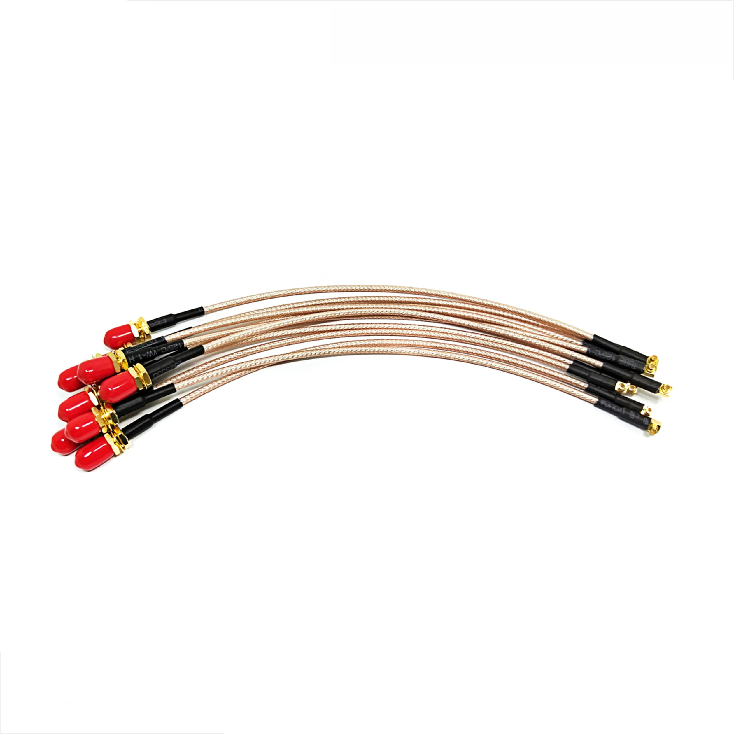 15cm SMA Female/Jack Bulkhead to MMCX Male Right Angle/Elbow RF Connector RG316 Pigtail Jumper Cable Assembly