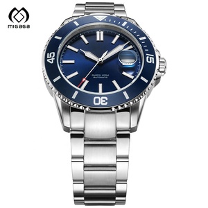Tùy Chỉnh Gốm Đồng Hồ Bezel Luminous Quay Số Thép Không Gỉ Nhật Bản Phong Trào Tự Động Cơ Khí Diver Xem - Product Image 5