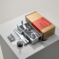 Ensemble de mécanisme de verrouillage semi-automatique à tirage manuel pour porte battante, dispositif de sécurité pour entrée de couloir d'ascenseur domestique 24V DC