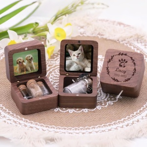 Botella de Vidrio Conmemorativa para Pelo de Mascotas, para Cenizas o Pelo de Perro o Gato, Recuerdo de Pérdida de Mascota, Regalo de Condolencia - Product Image 1