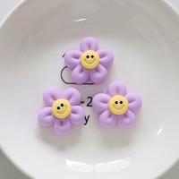 Diy aksesori resin gesper sepatu buatan tangan cangkang telepon seluler grosir jimat resin plastik seri Macaron kekasih