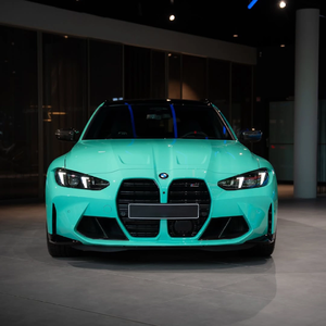 ฟิล์มเปลี่ยนสีรถยนต์ PET สีเขียวมิ้นท์แบบเต็มคัน ป้องกันสีรถยนต์ ขนาด 1.52*16 เมตร ม้วน  จากโรงงานผู้ผลิต - Product Image 2