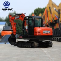 Livraison Gratuite : Mini-Excavatrice sur Chenilles 6 Tonnes avec Moteur Kubota EPA, Modèle Domestique, à Vendre