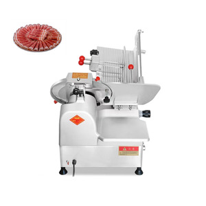Trancheuse à viande commerciale automatique avec lames haute performance et dispositifs de sécurité, machine à découper la viande - Product Image 6