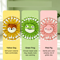 Tapis olfactif circulaire en papier pour chien, pour le soulagement du stress, tapis de distribution de nourriture cachée, jouet anti-anxiété