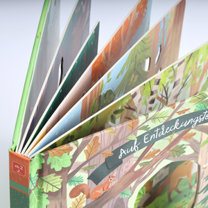 Service d'impression de livres pour enfants personnalisé de qualité supérieure couverture rigide illustrée <span class=keywords><strong>Nature</strong></span> découverte thème OEM - Product Image 3
