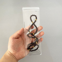Bolsas de Embalaje Reutilizables de Plástico Transparente con Cierre de Cremallera para Joyería, Pendientes, Pulseras, Bolsa con Cierre Personalizada con Anillo