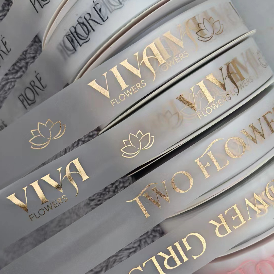 High Quality Customizable Satin Lanyards Three-Dimensional Embossed Gold Silver Lettering Ribbon Printing Logo Quality Woven