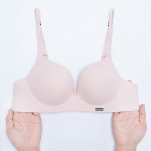 Dropshipping ragazze di moda semplice biancheria intima femminile Push up t-shirt reggiseno senza fili Comfort donna senza cuciture reggiseno - Product Image 6