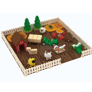 <span class=keywords><strong>Meilleur</strong></span> centre de jeux intérieur <span class=keywords><strong>pour</strong></span> tout-petits sur le thème de la ferme, avec des jouets sensoriels STEM, des jeux de simulation, des équipements de terrain de jeux et des accessoires - Product Image 1