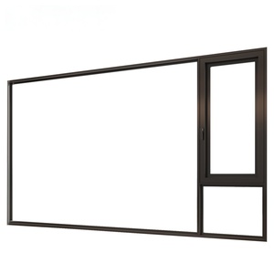 Ventanas Corredizas de Aluminio Negro Modernas Personalizadas, Insonorizadas, con Certificación Energy <span class=keywords><strong>Star</strong></span>, Aislamiento Térmico, para Piso y Techo, con Garantía de por Vida - Product Image 5