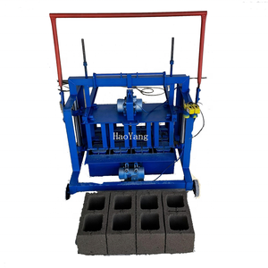 QTJ3-45 Máy Làm Gạch Khối Bê Tông Bằng Tay Chạy Bằng Động Cơ Diesel Giá Máy Làm Gạch Khối Bê Tông Rỗng Để Bán - Product Image 4