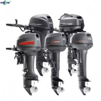 Moteur hors-bord marin puissant 2 temps 60 CV E60H, moteur de bateau haute performance avec réservoir de carburant externe