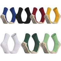 Chaussettes de football mi-mollet pour hommes, antidérapantes, avec semelle en tissu éponge, épaisses, résistantes à l'usure, pour l'entraînement, toutes saisons