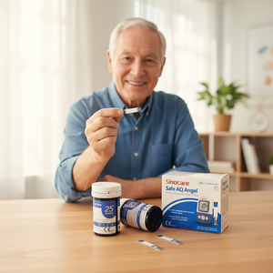 แผ่นทดสอบระดับน้ำตาลในเลือด <span class=keywords><strong>Safe</strong></span> AQ Angel - Product Image 5