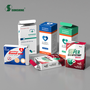 맞춤형 인쇄 제품 상자 캡슐 제약 접는 판지 약 약국 포장 상자 - Product Image 1