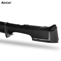 Pare-chocs de voiture en fibre de carbone Karbel, kit carrosserie arrière, diffuseur et composants de spoiler pour BMW Série 2 F22 F23 2014-2018