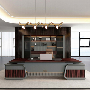 Bàn văn phòng tại nhà bằng gỗ nguyên khối hiện đại với thiết kế kiểu dáng đẹp hiện đại, màu sắc hài hòa và chất liệu nâng cao thời trang cao cấp - Product Image 1