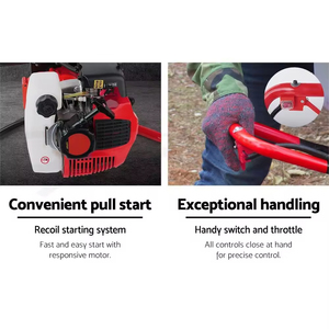 Mini perceuse à essence 2 temps 52 cm³, marteau perforateur, <span class=keywords><strong>tarière</strong></span> <span class=keywords><strong>électrique</strong></span> pour le bricolage - Product Image 3