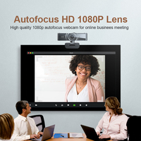 Mini cámara web Full HD de 360 grados y 1080p con micrófono para PC Sensor de imagen CMOS Garantía de 1 año en stock