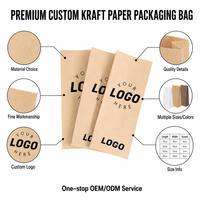 Bolsas de Papel Kraft Personalizadas del Fabricante, Bolsas de Compra Ecológicas, Aptas para Ropa y Regalos, Impresión de Logotipo Disponible