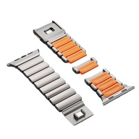 Nouvelle Arrivée 2026 - Expédition Rapide - Bracelet de Montre Intelligente en Métal Acier Inoxydable Mat pour Apple Watch Series 11 10 9 8 SE