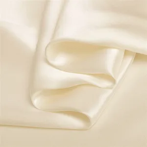 Carmeusa de cetim elástica 19 m/m, 108cm, 90% seda e 10% spandex, seda, para tingimento ou impressão