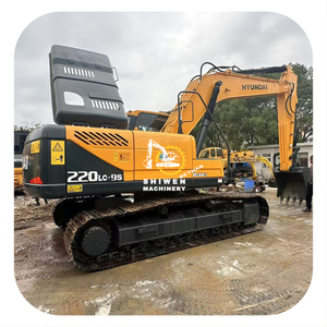 Excavatrice sur chenilles Hyundai 220LC d'occasion d'origine coréenne en excellent état, faible nombre d'heures, capacité de la benne de 1,0 m³, 220LC 225LC - Product Image 1