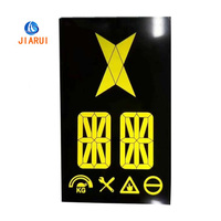 Panneau de contrôle à 2 chiffres négatif VA Black Lift Elevator LCD Floor Indicator avec rétroéclairage LED et affichage réfléchissant