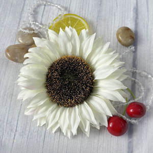 Flores artificiales Longyu Craft, cabezas de girasol grandes de seda, accesorios de decoración para bodas, para el hogar y fondos de eventos. - Product Image 2