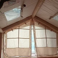 Tente de camping gonflable Ridge en PVC imperméable, spacieuse, facile à installer, ouverture automatique, 3-4 personnes, style élégant, glamping de luxe