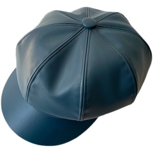 <span class=keywords><strong>Boina</strong></span> Negra para <span class=keywords><strong>Mujer</strong></span> con Diseño Británico, Retro y Versátil, Estilo Coreano de Moda en Internet, Sombrero para Primavera y Otoño - Product Image 1