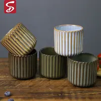 SHARDON Cangkir Keramik Cappucino Jepang, Kualitas Tinggi Cangkir Kopi Keramik dan Cangkir Teh