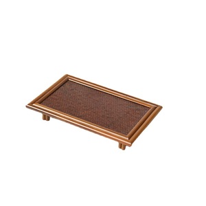 Lacquered <b>tea</b> table, bamboo Japanese-style <b>tea</b> <b>set</b>, <b>tea</b> tray, small household <b>tea</b> table, teapot mat, dry brewing table, one - Product Image 5