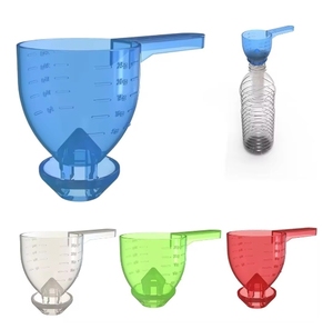 Tasses à mesurer en plastique PC durables, outil de cuisine pour la pâtisserie avec entonnoir et cuillère à épices, capacité de 15 ml, légères, marque américaine Mairun - Product Image 1