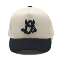 5-paneels custom 3D geborduurde logo gebogen klep baseball pet groothandel hoge kwaliteit 100% katoen voorpaneel unisex volwassenen