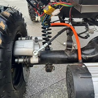 Nuevo Go-Kart Eléctrico 2026, 18kW de Potencia, 48V 25Ah, 8 Pulgadas, Kart de Carreras de Alta Velocidad para Niños y Adultos, Todoterreno, 4 Ruedas