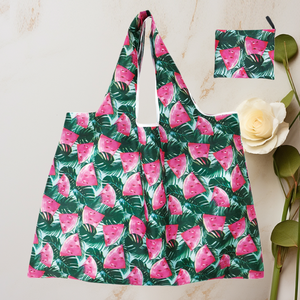 Mailer Customize Expandable Folding Tote Bag Ripstop Reusable Foldable Polyester Shopping Bag Hand Length Handle Zipper Closure - Product Image 6