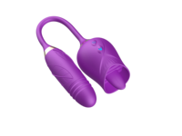 Rose Tongue Vibrator für Frauen Extension Vagina Nippel Massage gerät mit Klitoris Stimulator Sexspielzeug