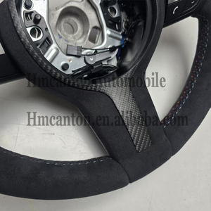 Volant de direction en Alcantara rouge de qualité supérieure, très demandé, pour BMW Série 5 F30 F10 F32 F90 F80 F82 F87 - Product Image 5