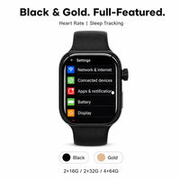 Montre connectée 4G SIM WiFi NFC avec moniteur de fréquence cardiaque, suivi du sommeil, suivi de la santé, écran AMOLED, logo personnalisé, vente en gros OEM