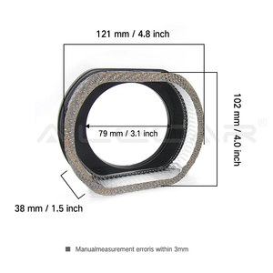 ALECAR <span class=keywords><strong>KINGRING</strong></span> O Shape Angel Eyes pour lentilles de projecteur Bi-LED de 3,0 pouces avec caches de projecteur intégrés et couleurs LED dynamiques - Product Image 5