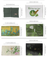 4/8PCS Set de Matcha Japonais Coffret Cadeau Fait à la Main Maison Facile à Nettoyer Bol Bambou Fouet Cuillère à Thé Set de Thé Matcha Outils de Fabrication de Thé