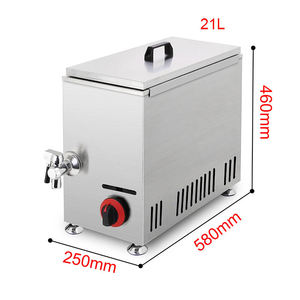 Nueva freidora comercial Coreana de palitos de perro caliente de queso de maíz de <span class=keywords><strong>ajedrez</strong></span> eléctrico máquina freidora de perro de maíz profundo con 25L - Product Image 3