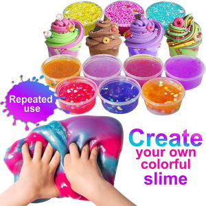 Perfect Kraft <b>Slime</b> Pack to DIY Big Fluffy <b>Slime</b> Making Kits Super Party Favors Gift Toys for Kids - Product Image 4
